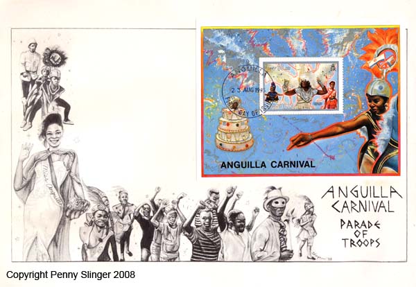 Carnival stamps_Ist Day cover